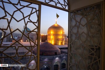 نقاره‌زنی در آستانه میلاد حضرت رضا(ع)