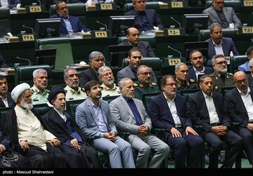 مراسم بزرگداشت شهدای خدمت در مجلس شورای اسلامی
