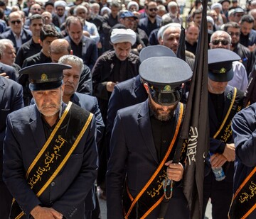 دسته عزاداری خادمان بانوی کرامت در روز شهادت جوادالائمه