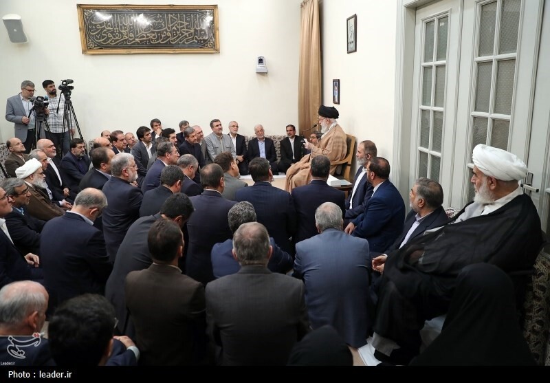 دیدار وزیر کشور و استانداران با رهبر معظم انقلاب