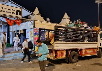 حجاج ایرانی سرزمین منا را ترک کردند