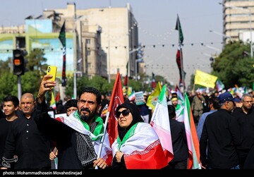 تشییع شهدای اقتدار ملی در تهران