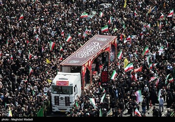تشییع شهدای اقتدار ملی در تهران