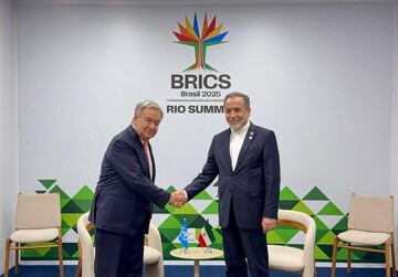 دیدار وزیر امور خارجه با دبیرکل سازمان ملل
