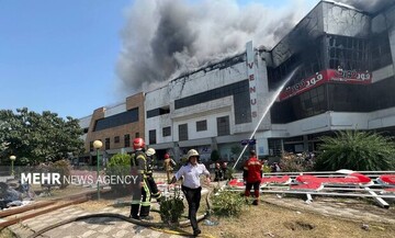 تعداد مصدومان آتش‌سوزی مجتمع ونوس انزلی به ۴۶ نفر رسید