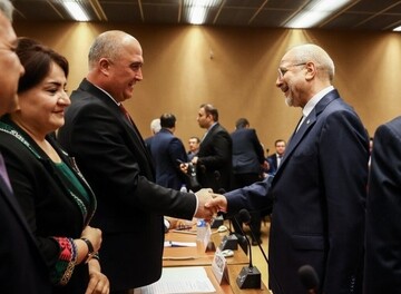 حضور قالیباف در ششمین کنفرانس رؤسای مجالس جهان