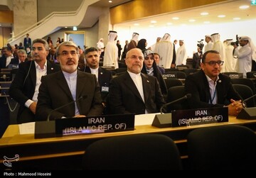 حضور قالیباف در ششمین کنفرانس رؤسای مجالس جهان