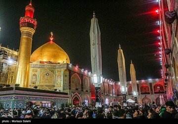 حرم مطهر حضرت علی (ع) در آستانه اربعین حسینی