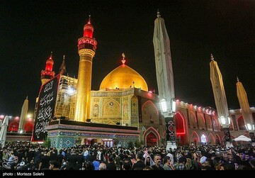 حرم مطهر حضرت علی (ع) در آستانه اربعین حسینی