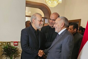 لاریجانی با رئیس مجلس عراق دیدار کرد