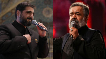 محمود کریمی و سیدمجید بنی‌فاطمه در حرم امام رضا می‌خوانند