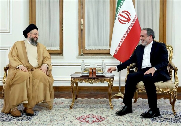 دیدار حکیم با سیدعباس عراقچی