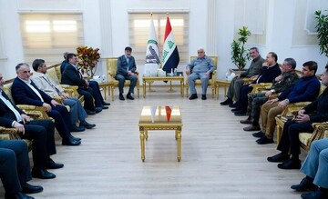 دیدار فرمانده نیروی انتظامی ایران با رئیس الحشد الشعبی