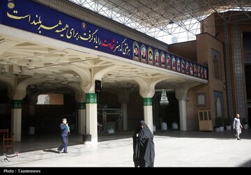 تمثال شهدا زینت‌بخش حرم مطهر بانوی کرامت شد