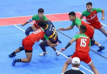 صعود پسران کبدی ایران به فینال بازی‌های آسیایی جوانان بحرین