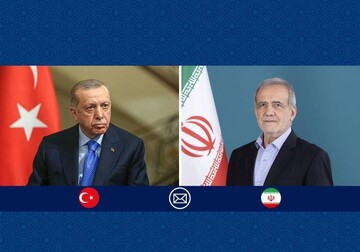 پیام تبریک پزشکیان به رئیس جمهور ترکیه