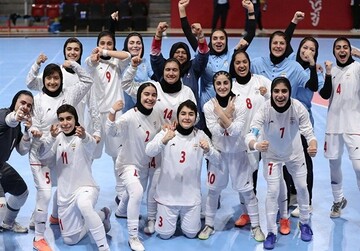 قهرمانی دختران فوتسال ایران در بازی‌های آسیایی جوانان با شکست چین