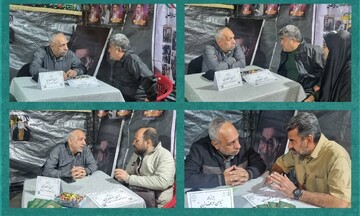 گزارش تصویری پویش «با من حرف بزن» در میادین تهران