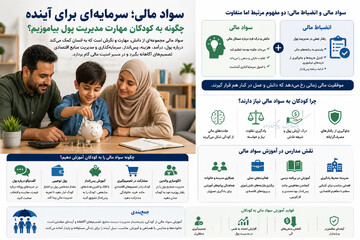 سواد مالی؛ مهارتی که کودکان را برای آینده آماده می‌کند +اینفوگرافی